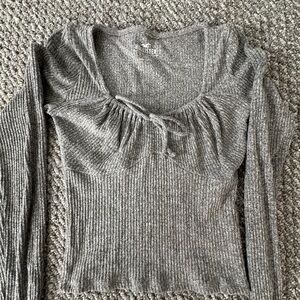Hollister Charcoal Knit Sweater